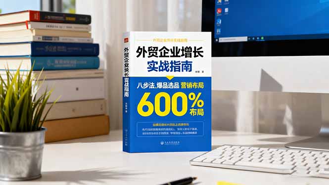 外贸企业增长实战指南，八步法、爆品选品、营销布局，业绩增长300%-泡泡网创