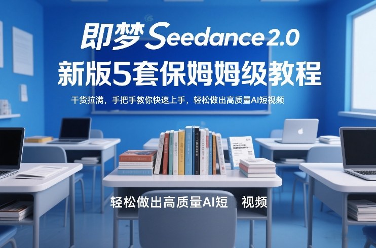 即梦Seedance2.0新版5套保姆级教程，干货拉满，手把手教你快速上手，轻松做出高质量AI短视频-泡泡网创