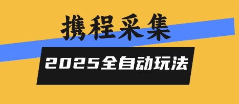 2025携程信息采集全自动玩法，高单价，零人工，全天开干【揭秘】-泡泡网创