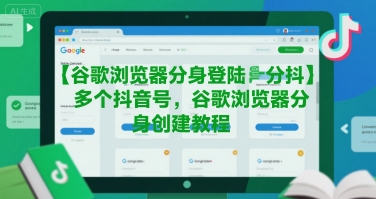 谷歌浏览器分身登陆多个抖音号，谷歌浏览器分身创建教程-泡泡网创