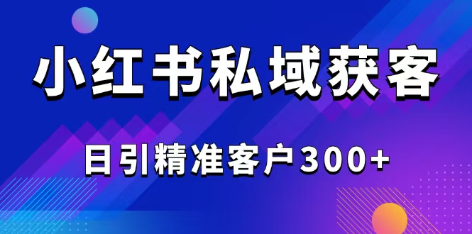 （14304期）2025最新小红书平台引流获客截流自热玩法讲解，日引精准客户300+-泡泡网创