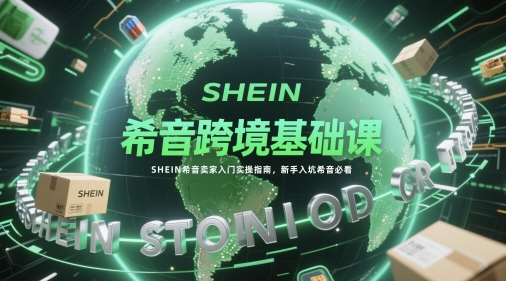 希音跨境基础课，SHEIN希音卖家入门实操指南，新手入坑希音必看-泡泡网创