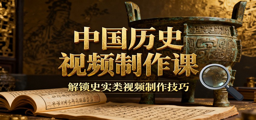 中国历史视频制作课：疆域地图集+参考文案+练习素材，解锁史实类视频制作技巧-泡泡网创