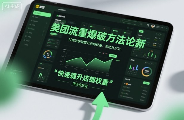 美团流量爆破方法论，付费流快速提升店铺权重，带动自然流-泡泡网创