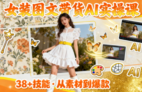 女装图文带货的AI实操课-泡泡网创