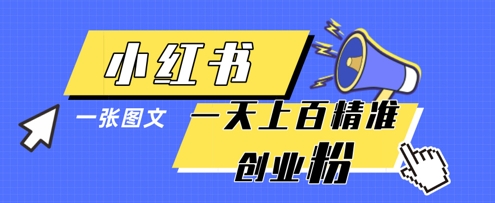 小红书模版一张图片一天轻松引流上百创业粉-泡泡网创