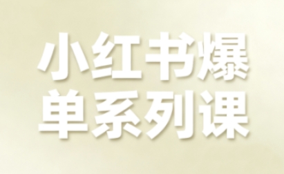 小红书爆单系列课，聚焦小红书电商全链路增长(更新)-泡泡网创