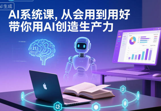 AI系统课，从会用到用好，带你用AI创造生产力-泡泡网创