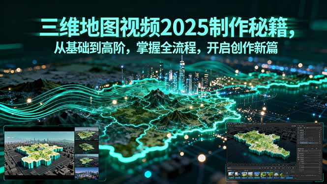 三维地图视频2025制作秘籍，从基础到高阶，掌握全流程，开启创作新篇-泡泡网创