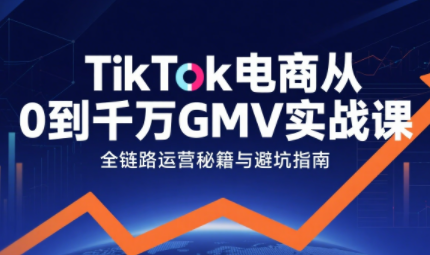 三千老师·TikTok电商从0到千万GMV实战课-泡泡网创