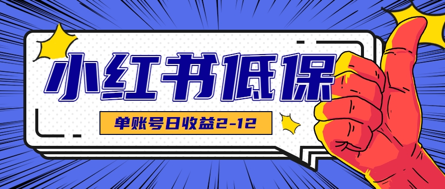 适合空闲时间操作的小红书低保项目，小红薯发布笔记，单个账号每天可获得2-12元左右-泡泡网创