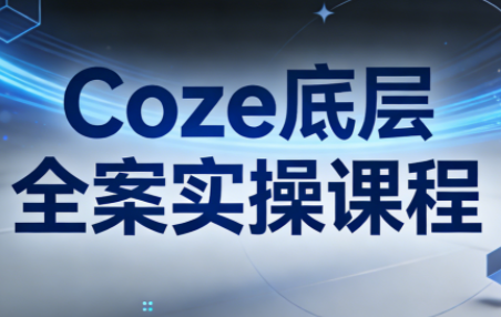 华仔·Coze底层全案实操课程(更新)-泡泡网创