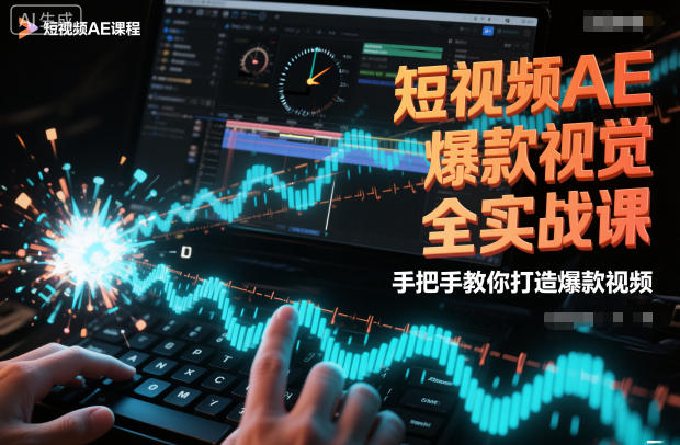 短视频AE爆款视觉全实战课，手把手教你打造爆款视频-泡泡网创