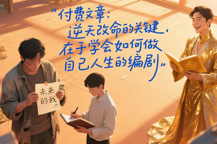 付费文章：逆天改命的关键，在于学会如何做自己人生的编剧-泡泡网创