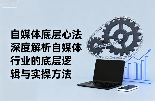 自媒体底层心法，深度解析自媒体行业的底层逻辑与实操方法-泡泡网创