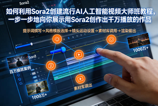 如何利用Sora2创建流行AI人工智能视频大师班，一步一步地向你展示用Sora2创作出千万播放的作品-泡泡网创
