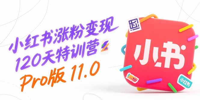 小红书涨粉变现120天特训营Pro版11.0：从0到1掌握平台运营,内容制作和变现-泡泡网创