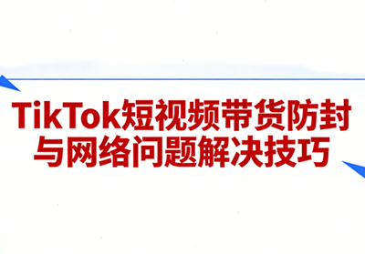 老谭·TikTok短视频带货实拍课程-泡泡网创