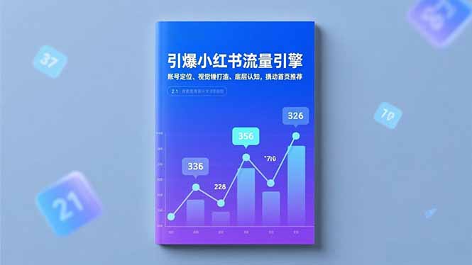 引爆小红书流量引擎，账号定位、视觉锤打造、底层认知，撬动首页推荐-泡泡网创