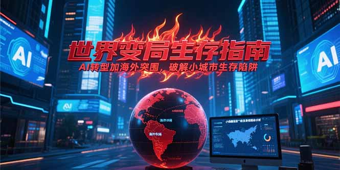 付费文章《世界变局生存指南，AI转型加海外突围，破解小城市生存陷阱》-泡泡网创