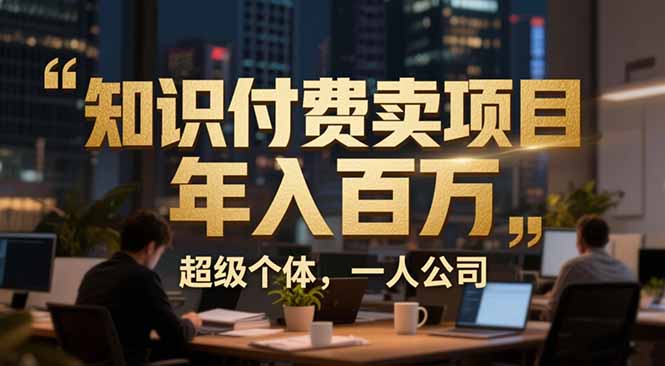从0到年入百万：超级个体实战心得公开，个人IP×精准引流×成交系统全拆解-泡泡网创