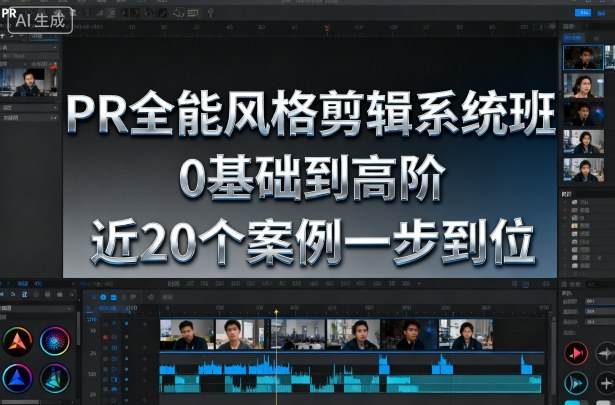 PR全能风格剪辑系统班，0基础到高阶，近20个案例一步到位-泡泡网创