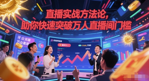 直播实战方法论，助你快速突破万人直播间门槛-泡泡网创