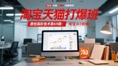 淘宝天猫打爆班原创高阶技术第69期：淘宝从0到爆-泡泡网创