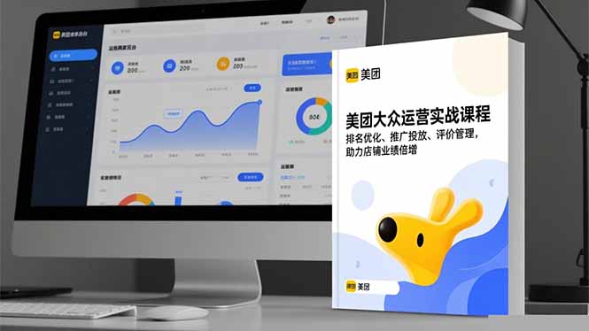美团大众运营实战课程，排名优化、推广投放、评价管理，助力店铺业绩倍增-泡泡网创