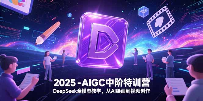 2025-AIGC中阶特训营，DeepSeek全模态教学，从AI绘画到视频创作-泡泡网创