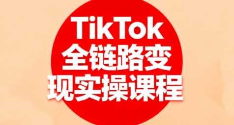 小杨老师·TikTok全链路变现实操课程-泡泡网创