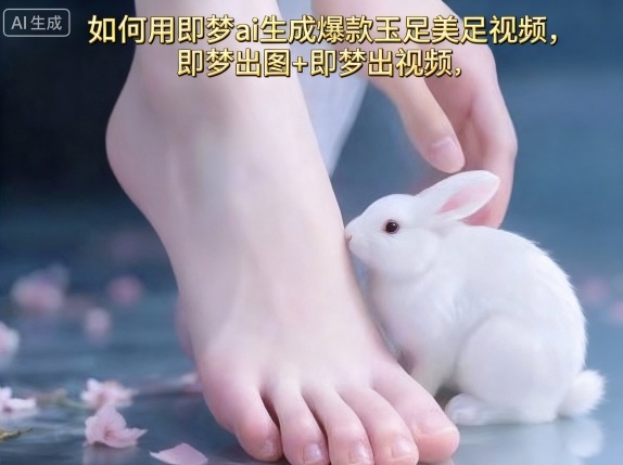 如何用即梦ai生成爆款玉足美足视频，即梦出图+即梦出视频，快速涨粉-泡泡网创