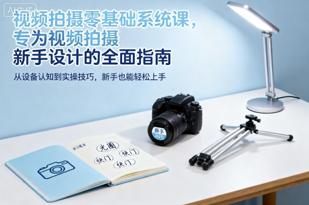 视频拍摄零基础系统课，专为视频拍摄新手设计的全面指南-泡泡网创