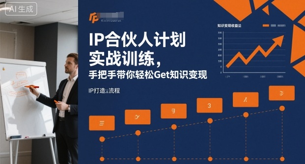 IP合伙人计划实战训练，手把手带你轻松Get知识变现-泡泡网创