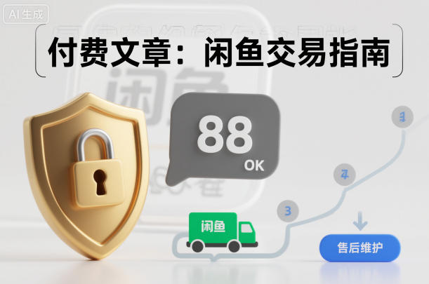 付费文章：闲鱼交易指南，怎么才能降低被坑被马扁的概率-泡泡网创