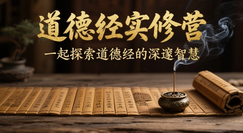 道德经实修营，一起探索道德经的深邃智慧-泡泡网创