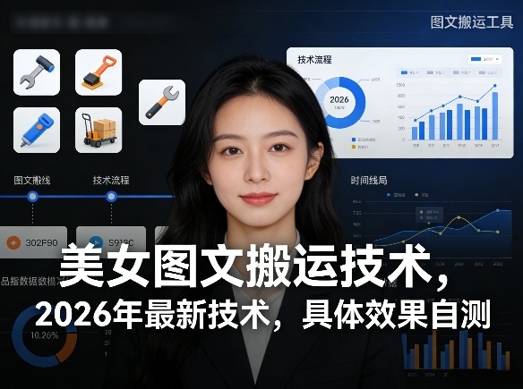 美女图文搬运技术，2026年最新技术，具体效果自测-泡泡网创