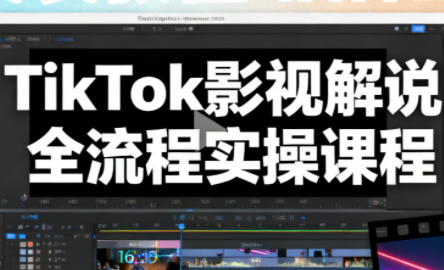 凌帧·TikTok影视解说全流程实操-泡泡网创