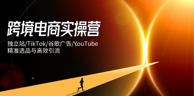 跨境电商实操营：独立站/TikTok/谷歌广告/YouTube，精准选品与高效引流-泡泡网创