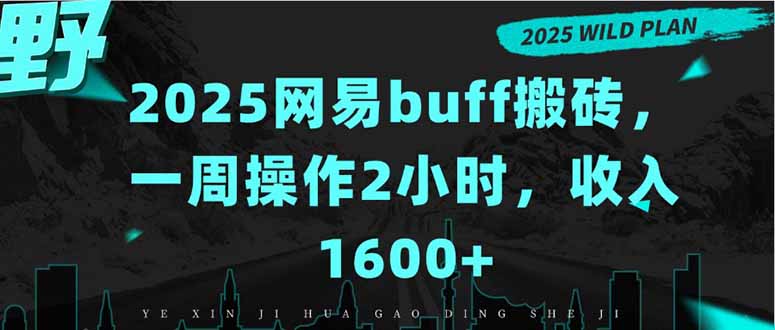 2025网易buff搬砖，一周操作2小时，收入1600+-泡泡网创