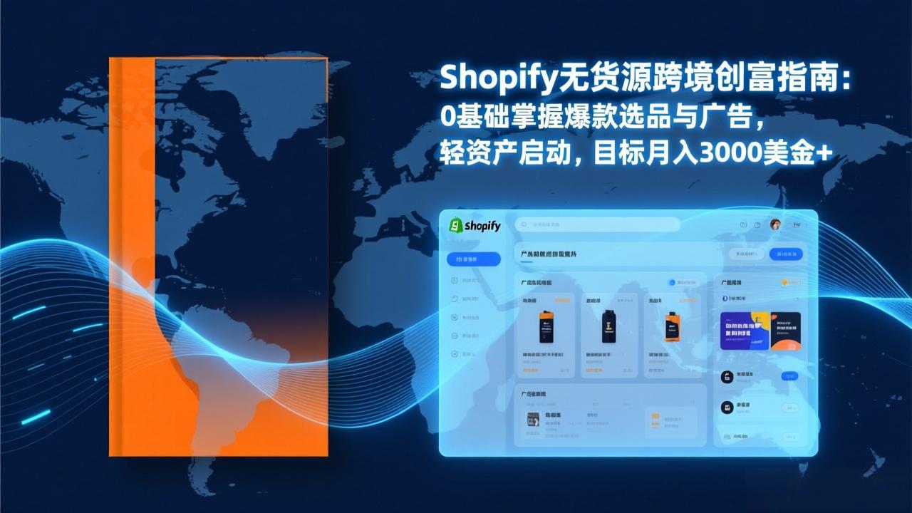 Shopify爆款打法实战：从选品到广告投放，复制爆款模型，驱动独立站月销售额破万刀-泡泡网创