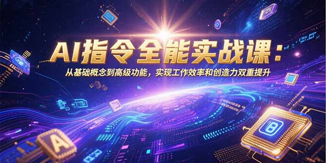 AI指令全能实战课：从基础概念到高级功能，实现工作效率和创造力双重提升-泡泡网创