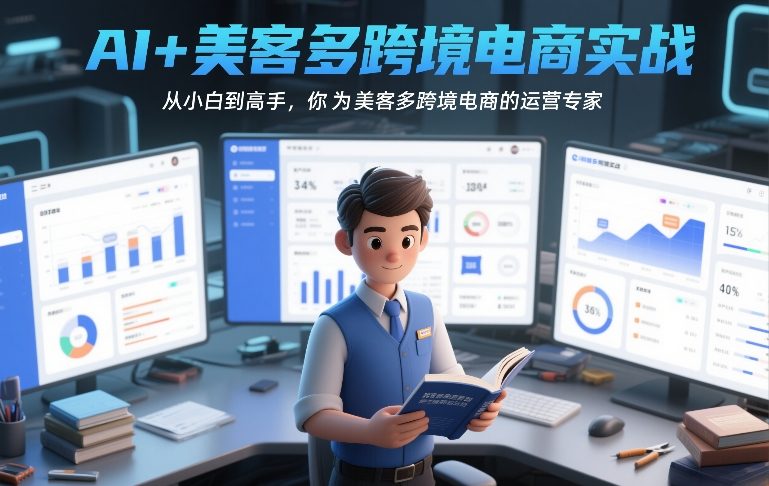 AI+美客多跨境电商实战，从小白到高手，你也可以成为美客多跨境电商的运营专家-泡泡网创
