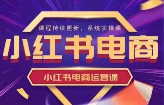 小红书电商运营实操课，​新手从0~1落地实操-泡泡网创