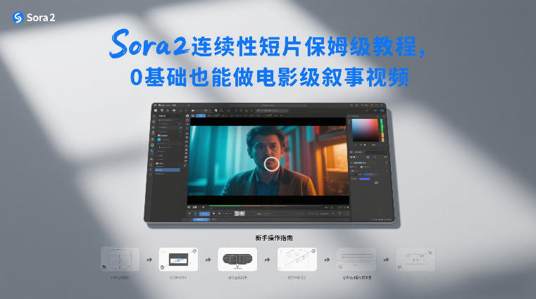 Sora2连续性短片保姆级教程，0基础也能做电影级叙事视频-泡泡网创