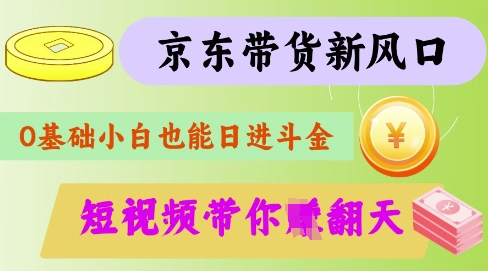 最新京东短视频带货代运营秘籍，轻松躺挣【揭秘】-泡泡网创