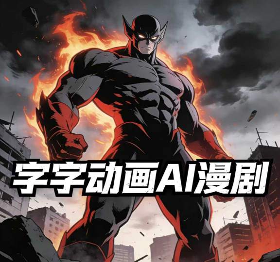 字字动画AI漫剧2026年第1期系统课程，小白看完就能学会实操的漫剧课，单人月收1-3W-泡泡网创