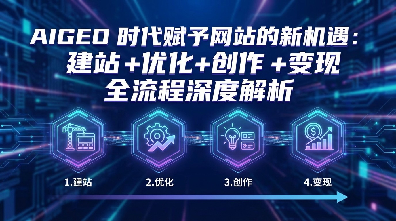 AIGEO+时代赋予网站的新机遇：建站+优化+创作+变现+全流程深度解析-泡泡网创