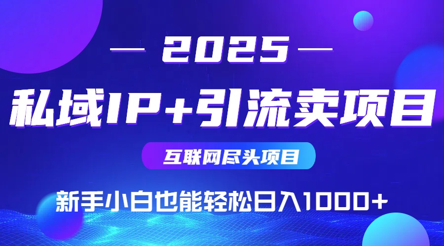 私域IP+卖项目，普通人小白也能轻松实现日入1000+-泡泡网创