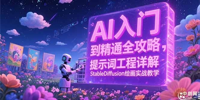 AI入门到精通全攻略，提示词工程详解，StableDiffusion绘画实战教学-泡泡网创